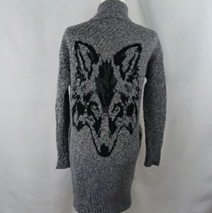 Banana Republic Grey Wolf Cardigan Sweater Wool